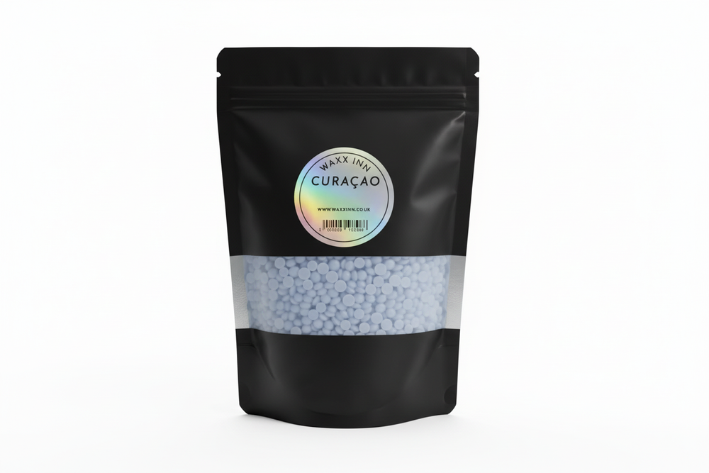 Curaçao wax product with background removed