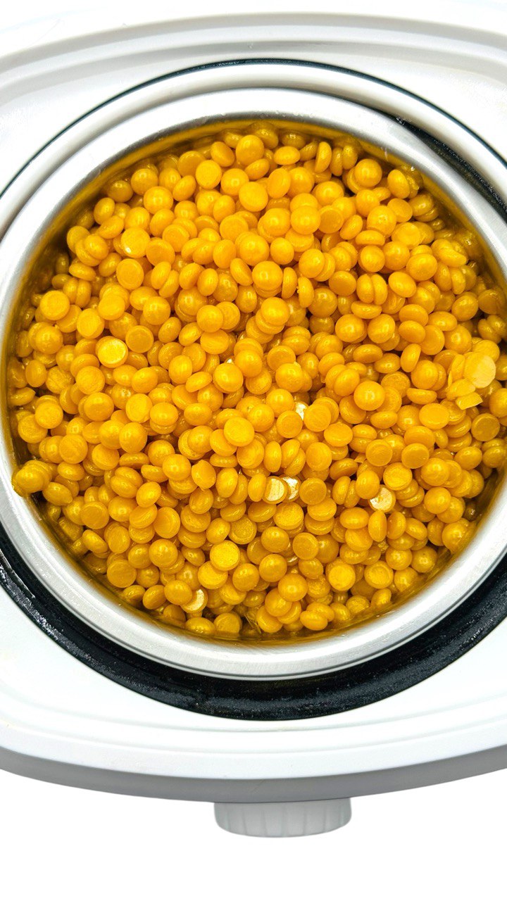 Elixir wax beads detail view for professional beauty treatments