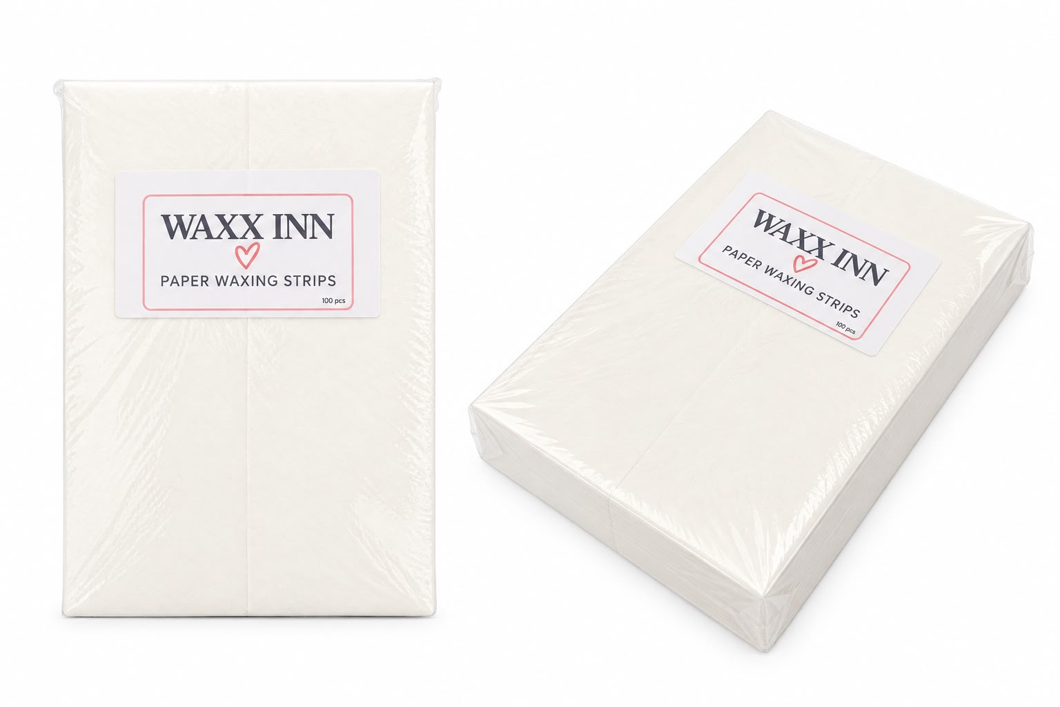 Pack of 100 professional paper waxing strips"
