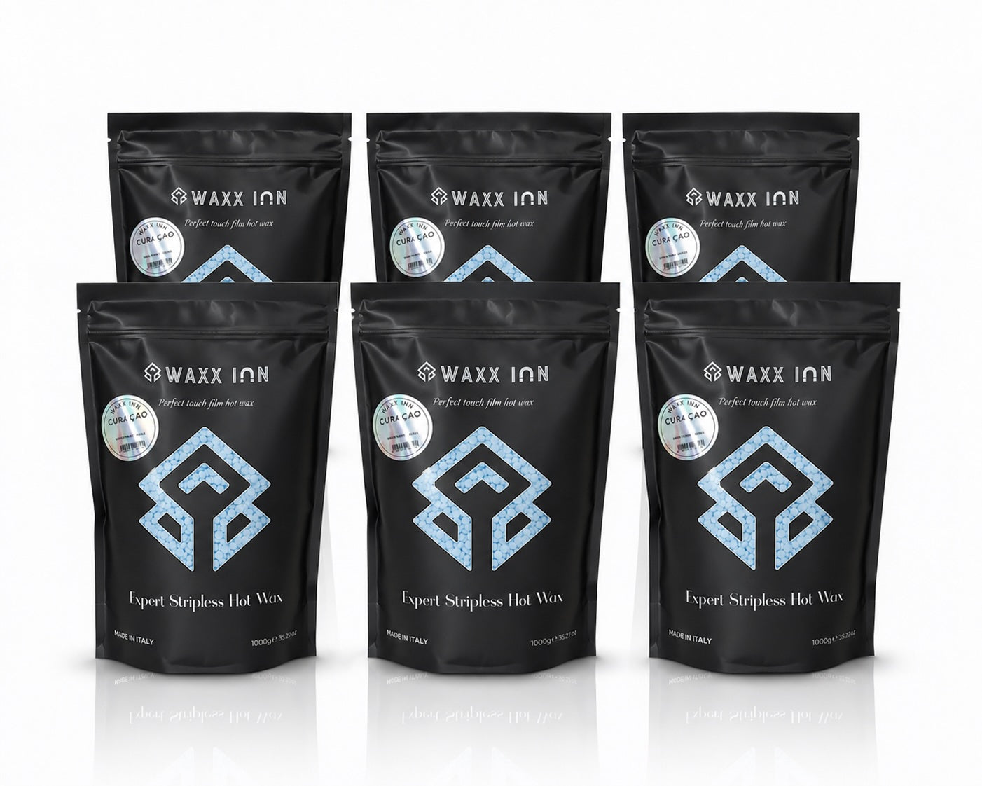Curaçao Hard Wax Beads 1kg – Stripless Film Wax for Coarse Hair