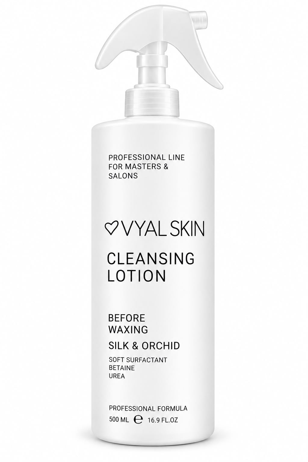 VYAL SKIN Silk & Orchid Cleansing Lotion 500ml - front