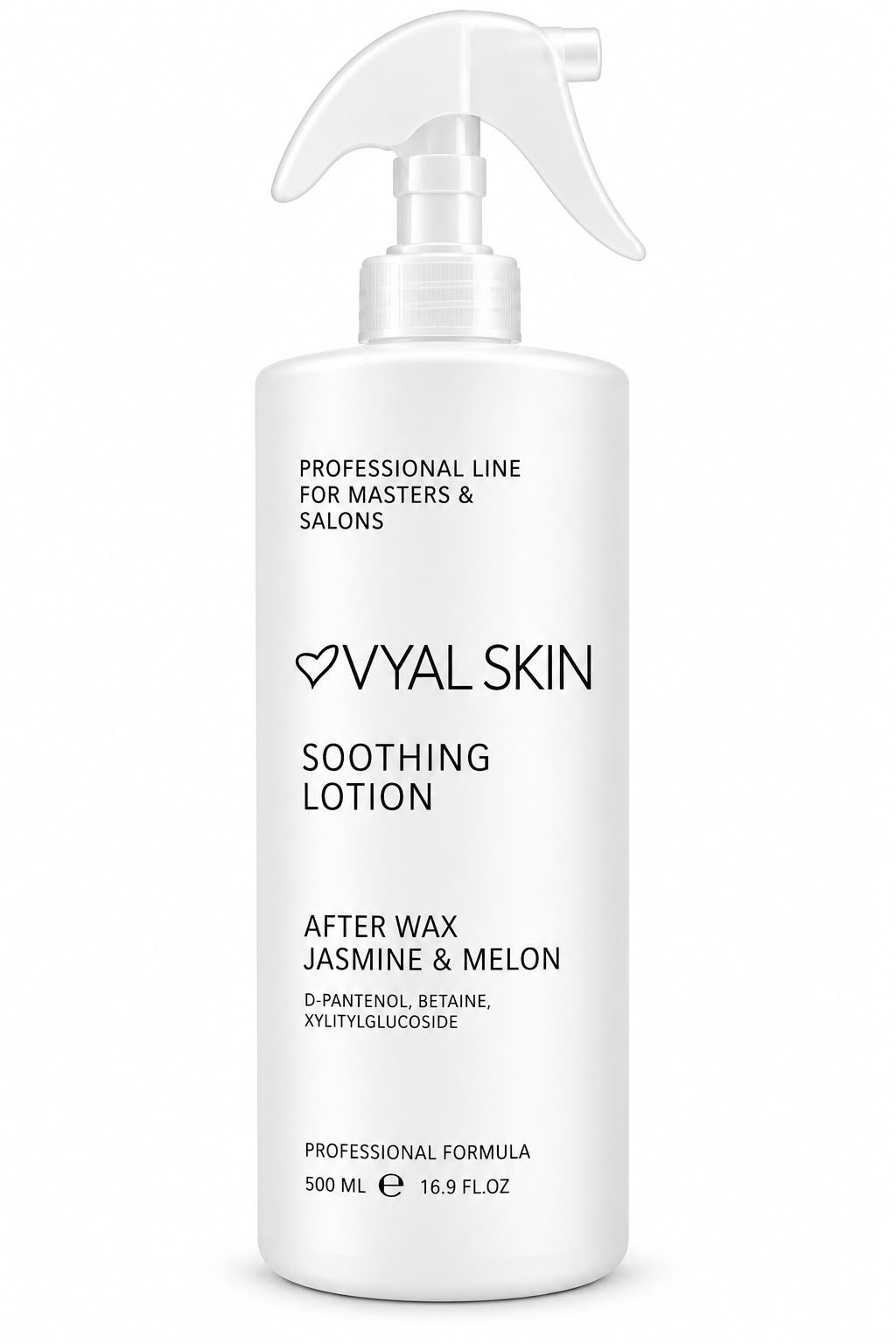VYAL SKIN Jasmine & Melon Soothing Lotion After Wax 500ml - front