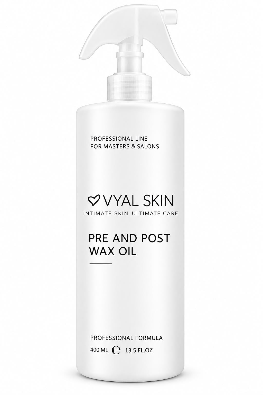 VYAL SKIN Pre and Post Wax Oil 400ml - front