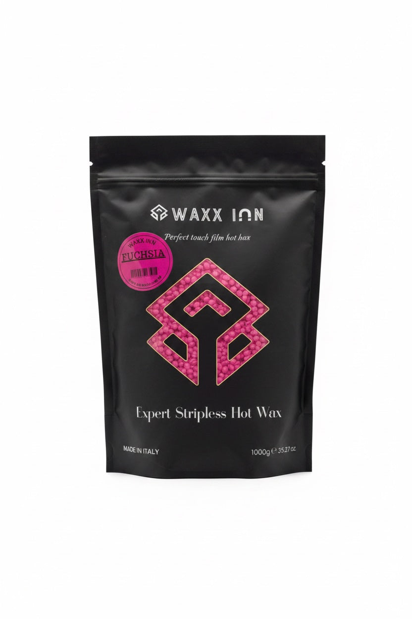 Fuchsia Rosin-Free Hard Wax Beads for Sensitive Skin