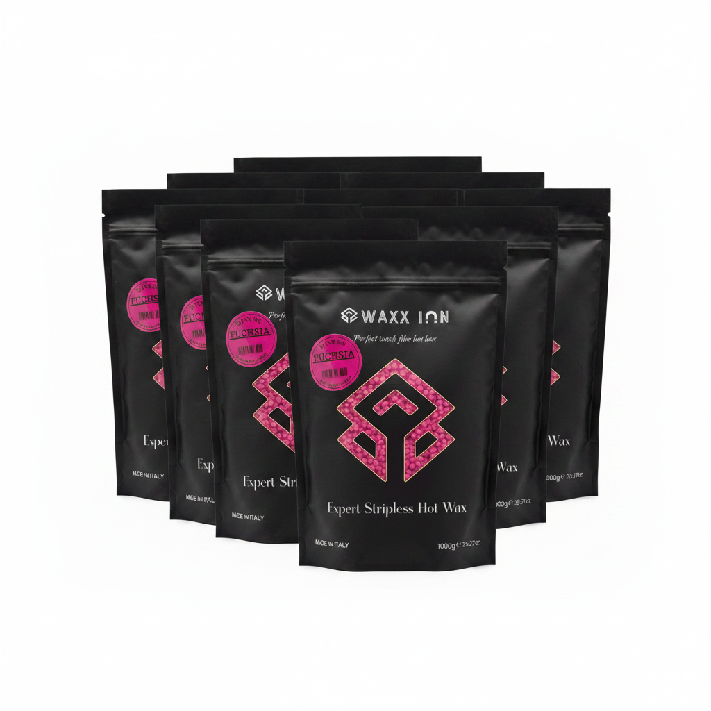 Fuchsia Rosin-Free Hard Wax Beads for Sensitive Skin