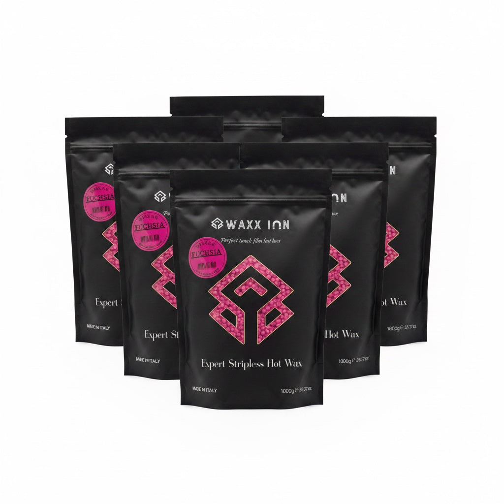 Fuchsia-Rosin Free Hard Wax Beads for Sensitive Skin